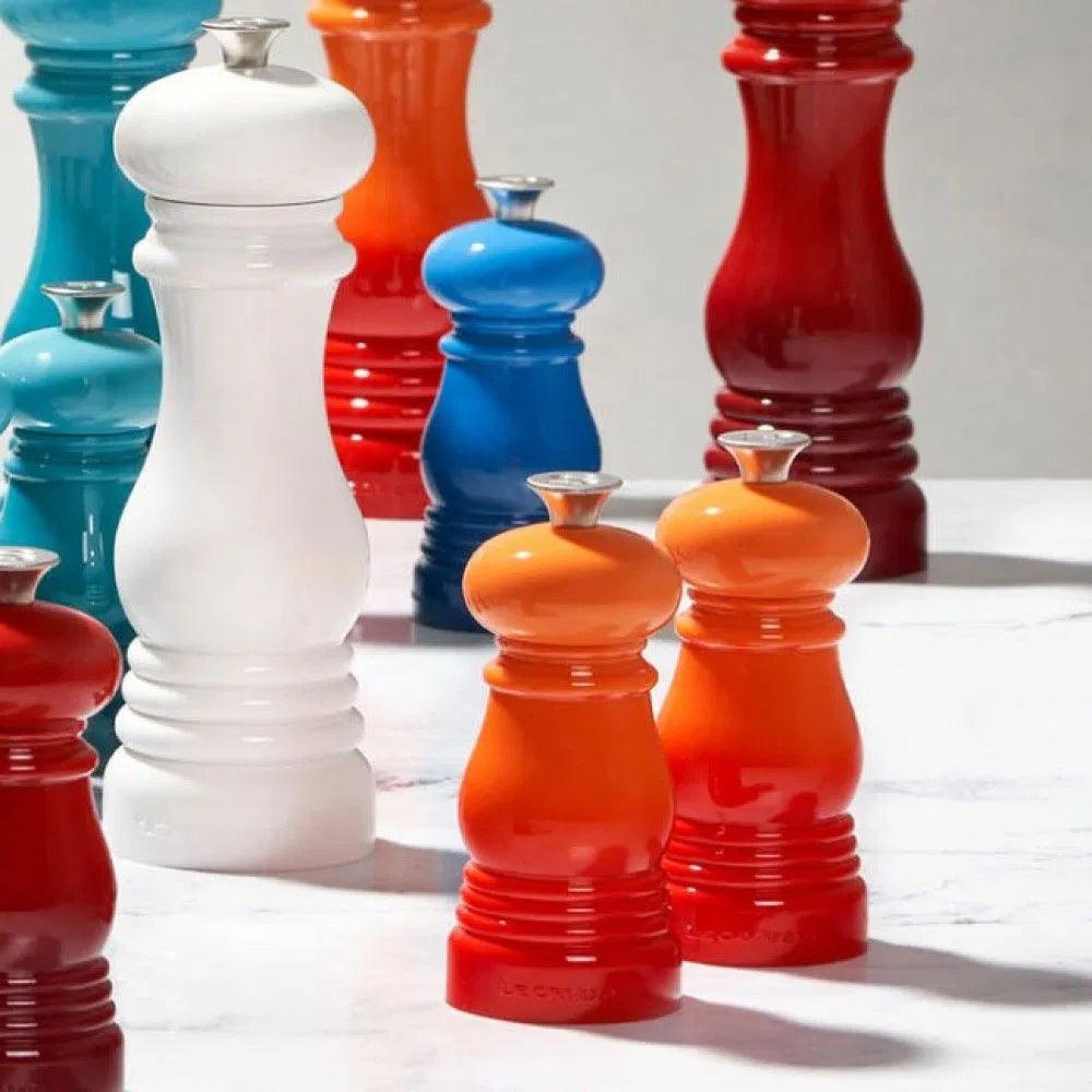 Sāls un piparu dzirnaviņas LE CREUSET Salt & Pepper Set 11 cm orange 02016562 - DomoTehnika
