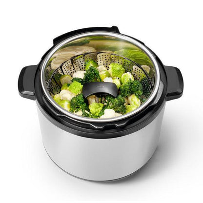 Sietiņš tvaicēšanai OXO Stainless Steel Steamer with Extendable Handle - DomoTehnika
