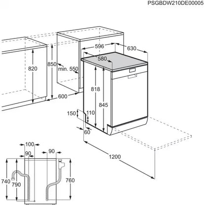Dishwasher AEG FFB53927ZM