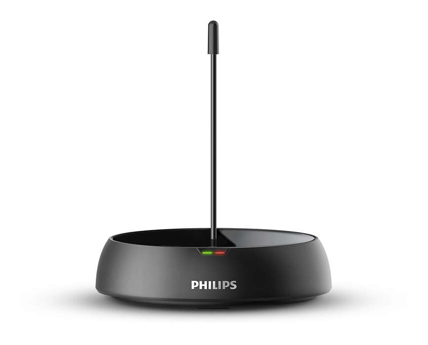 PHILIPS Hi-Fi bezvadu austiņas (melnas) SHC5200/10
