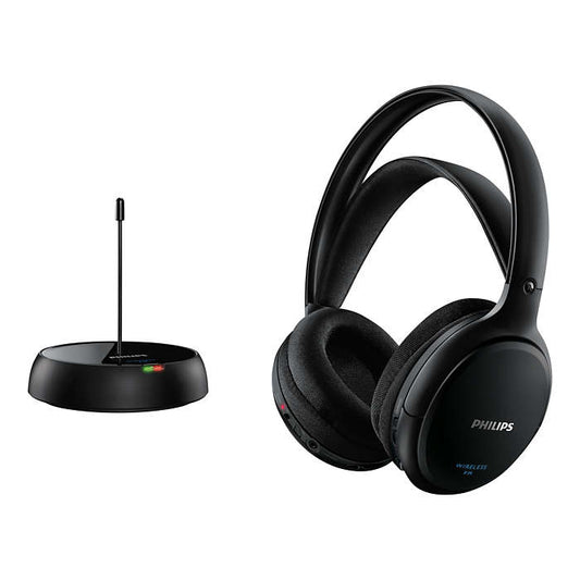 PHILIPS Hi-Fi bezvadu austiņas (melnas) SHC5200/10