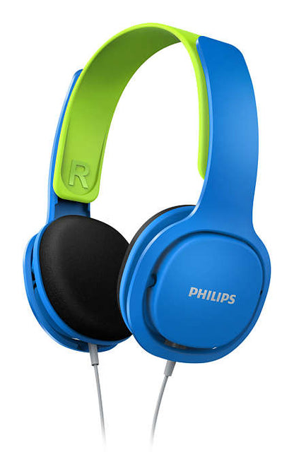 PHILIPS bērnu austiņas ar galvas stīpu (zilas) SHK2000BL/00