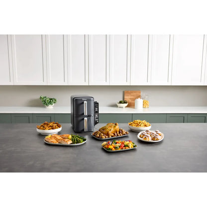 Ninja karstā gaisa katls Double Stack XL, 9.5l, 2470W, pelēka SL451EU