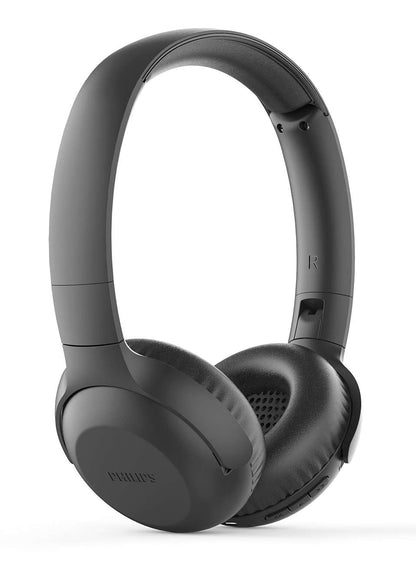 PHILIPS UpBeat bezvadu austiņas ar galvas stīpu un mikrofonu, melnas TAUH202BK/00