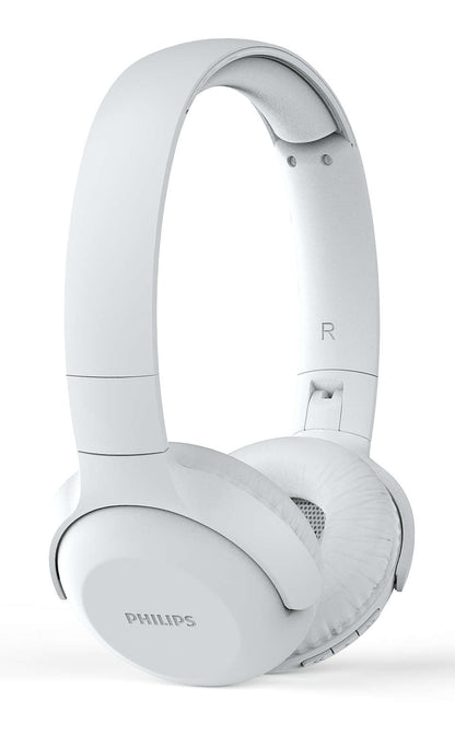 PHILIPS UpBeat bezvadu austiņas ar galvas stīpu un mikrofonu, baltas TAUH202WT/00