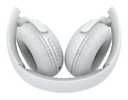 PHILIPS UpBeat bezvadu austiņas ar galvas stīpu un mikrofonu, baltas TAUH202WT/00