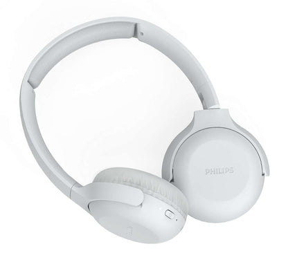 PHILIPS UpBeat bezvadu austiņas ar galvas stīpu un mikrofonu, baltas TAUH202WT/00