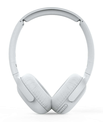 PHILIPS UpBeat bezvadu austiņas ar galvas stīpu un mikrofonu, baltas TAUH202WT/00