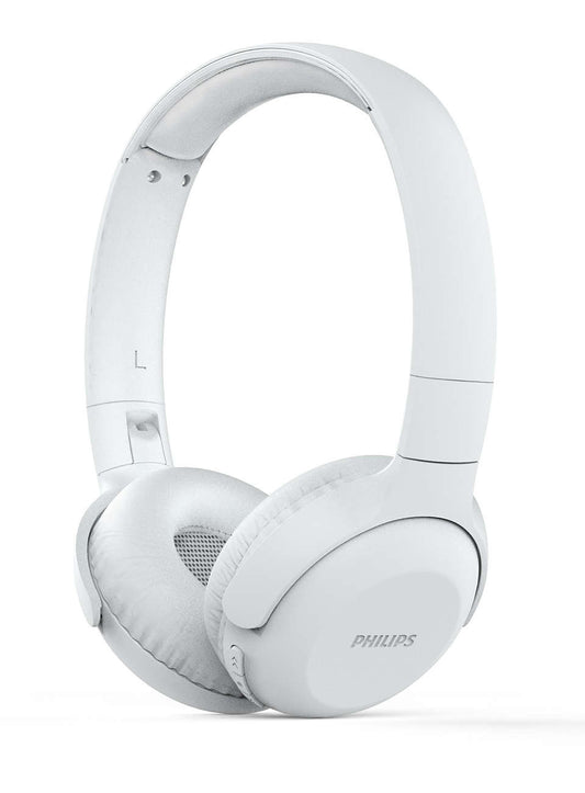 PHILIPS UpBeat bezvadu austiņas ar galvas stīpu un mikrofonu, baltas TAUH202WT/00