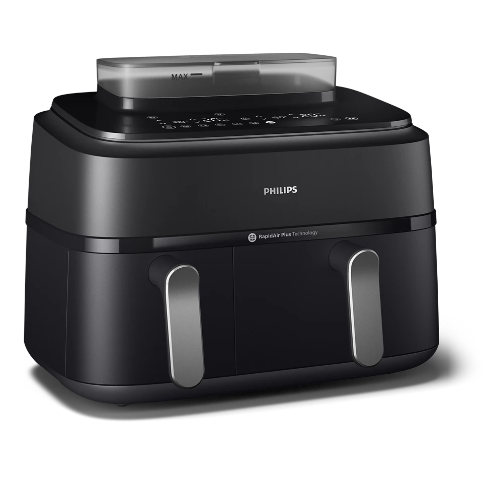 PHILIPS 5000. sērijas karstā gaisa katls ar diviem groziem, 2300W, 9L NA551/00