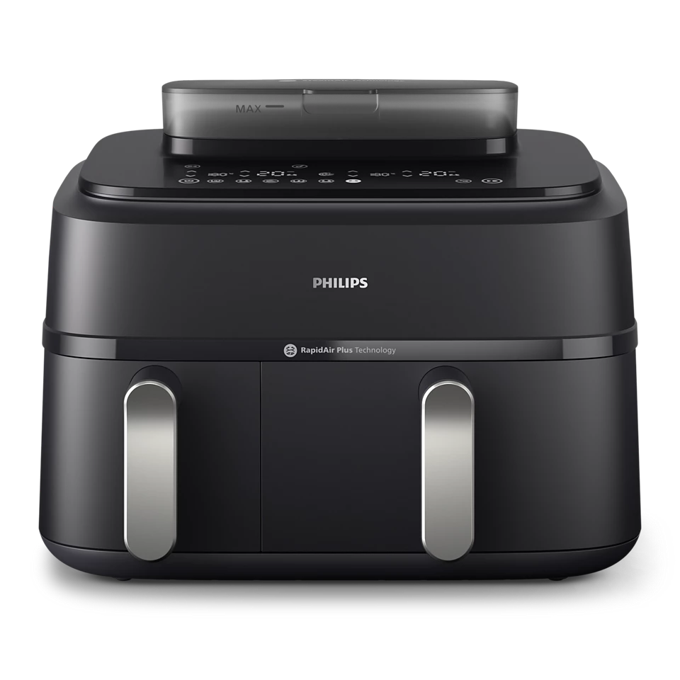 PHILIPS 5000. sērijas karstā gaisa katls ar diviem groziem, 2300W, 9L NA551/00