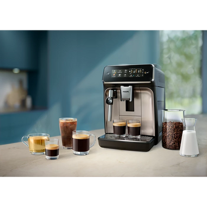 PHILIPS 3300 sērijas Espresso kafijas automāts, melns EP3321/40