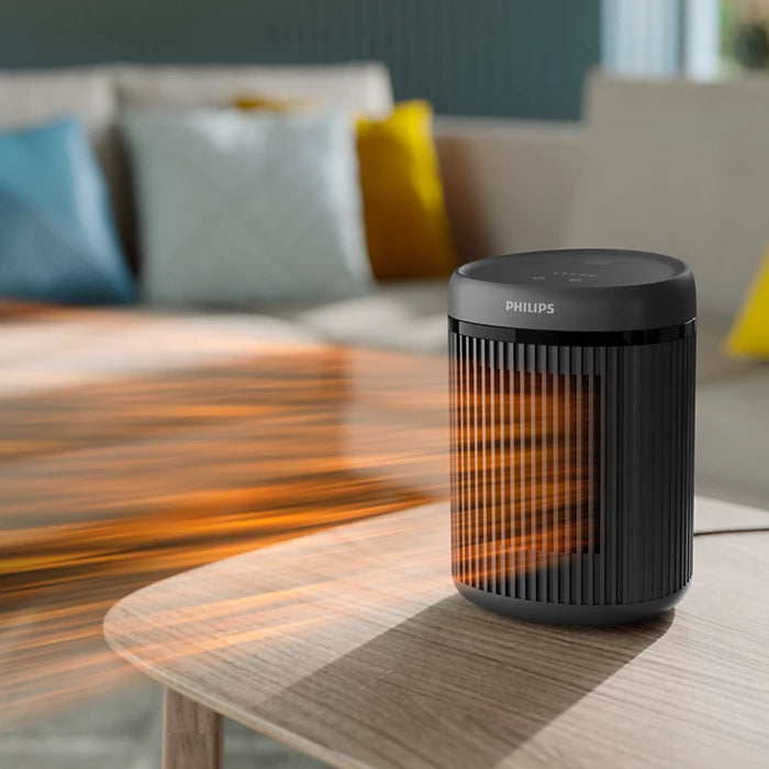 PHILIPS 2000. sērijas kompaktais keramiskais sildītājs, tumši pelēks CX2120/01