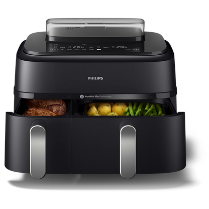 PHILIPS 5000. sērijas karstā gaisa katls ar diviem groziem, 2300W, 9L NA551/00