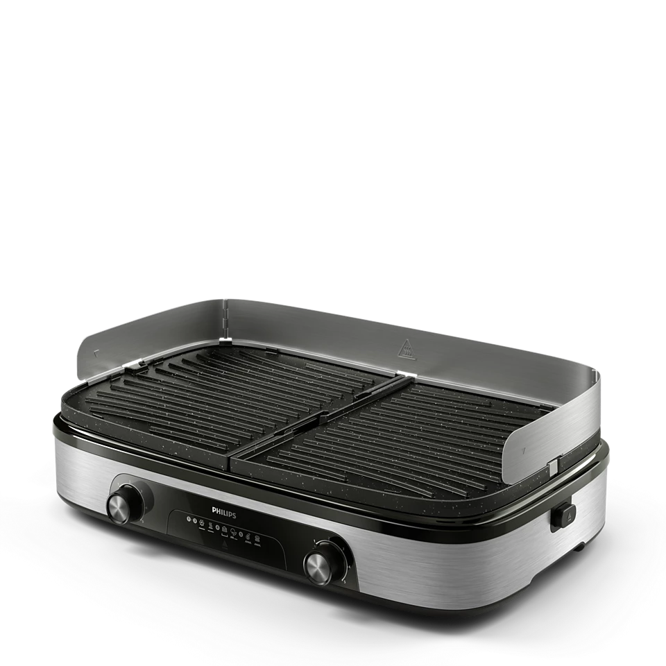 Philips elektriskais galda grils, melns HD6222/90