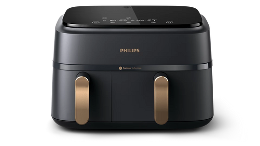 PHILIPS 3000. sērijas karstā gaisa katls ar diviem groziem, 2750W, 9L NA352/00