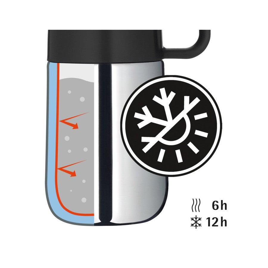 Termokrūze WMF Travel vacuum mug WMF Impluse, stainless steel,0.3 L 06.9063.6040 - DomoTehnika