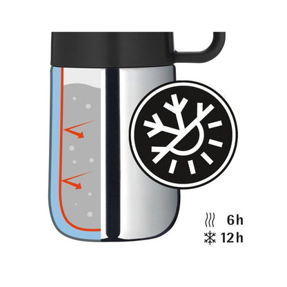 Termokrūze WMF Travel vacuum mug WMF Impluse, stainless steel,0.3 L 06.9063.6040 - DomoTehnika