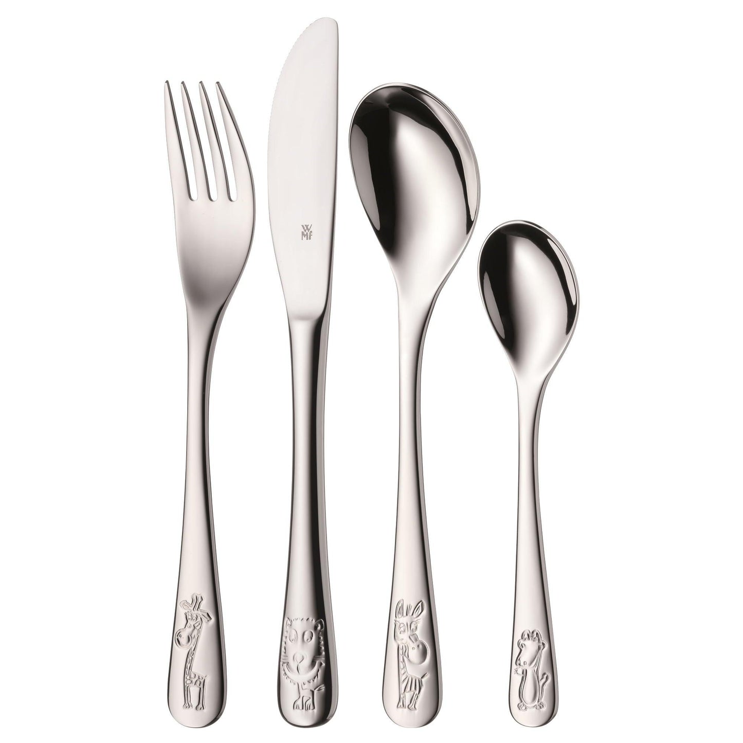 Bērnu galda piederumu komplekts WMF Safari 4-piece - DomoTehnika